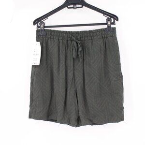 NWT Zara Shorts Mens Small Geometric Jacquard Printed Drawstring Elastic Waist